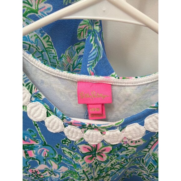 Lilly Pulitzer Matching Mother & Daughter Dresses Size L 8/10 & 10 Girls Shift S - Picture 3 of 4